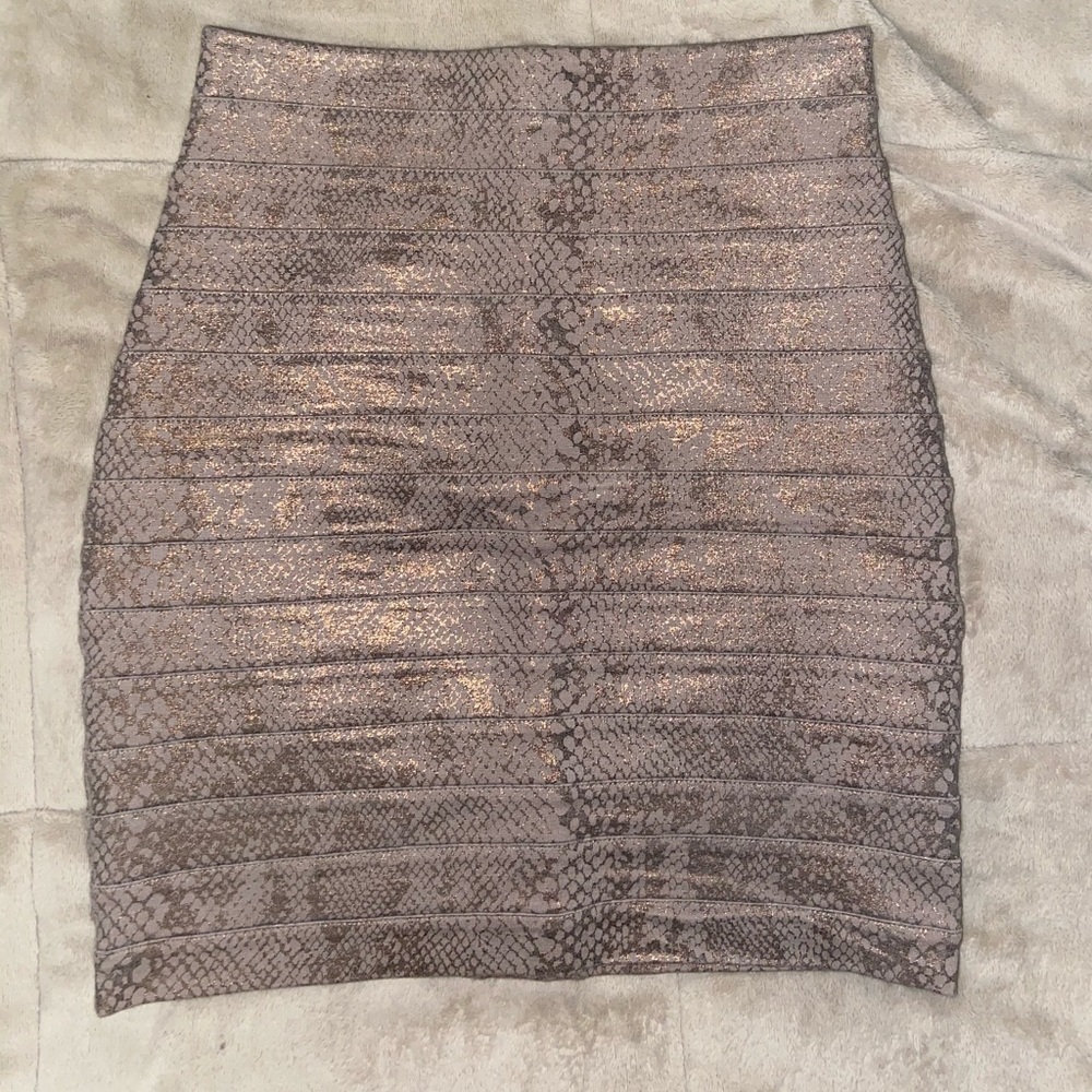 Express snakeskin pencil skirt
